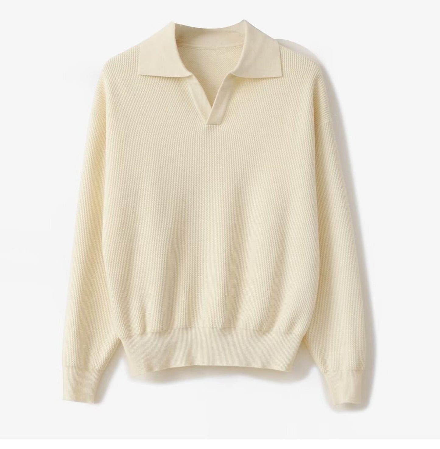 Suéter polo de punto para hombre - Mervik