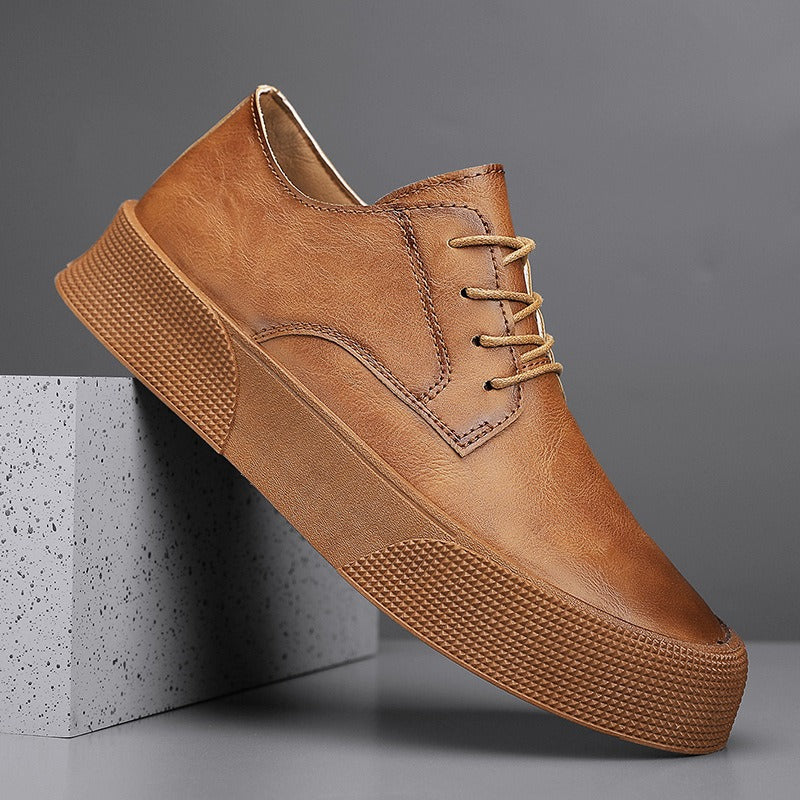 Zapatos para hombre de piel sintética con plataforma estilo casual - Paulo