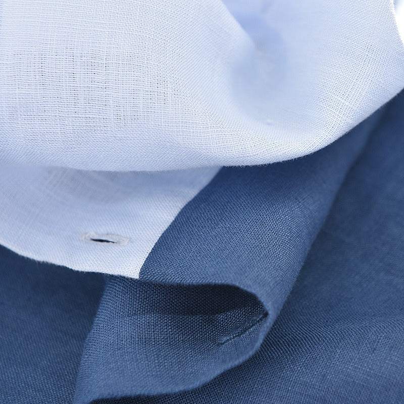 Camisa para hombre de manga corta algodón bloques de color - Sjoerd