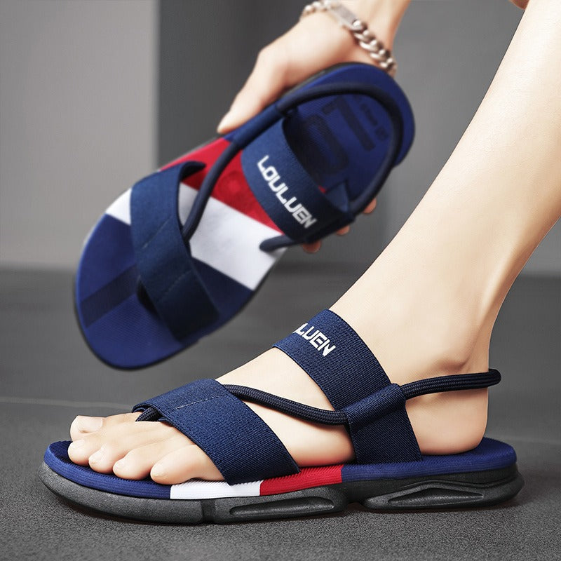 Sandalias ortopédicas hombre multicolor suela ergonómica ligera - Marcel