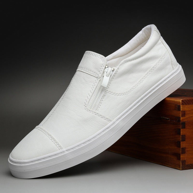 Zapatillas casuales para hombre de piel sintética cierre lateral - Bram