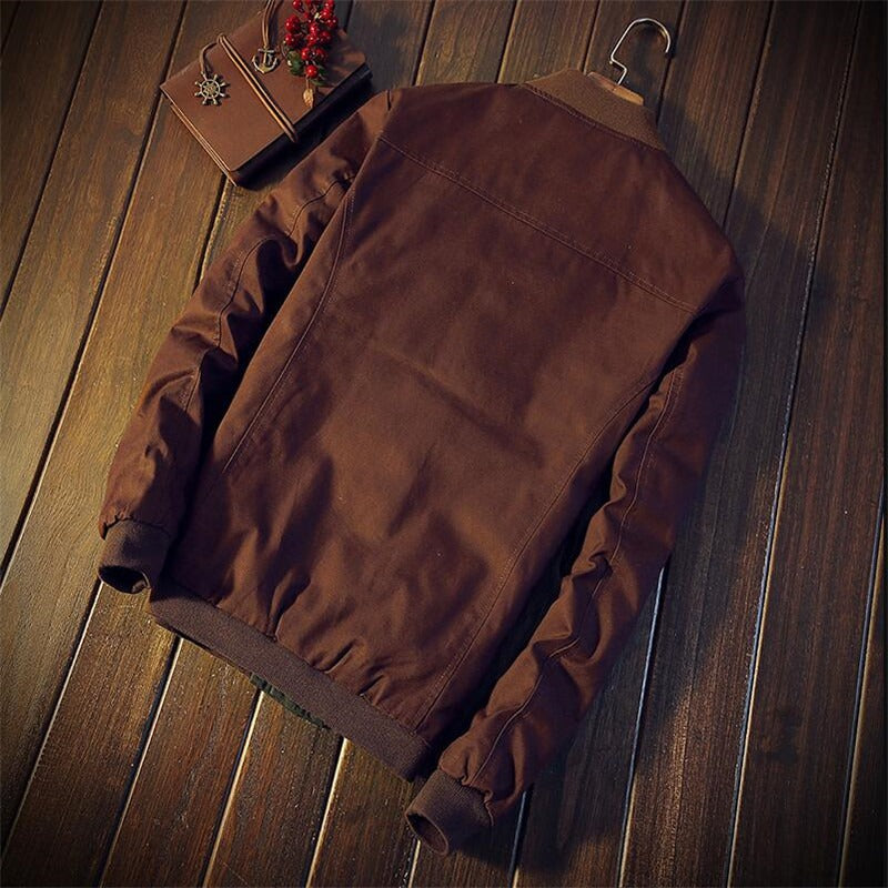 Chaqueta de hombre con diseño bicolor casual - Nael