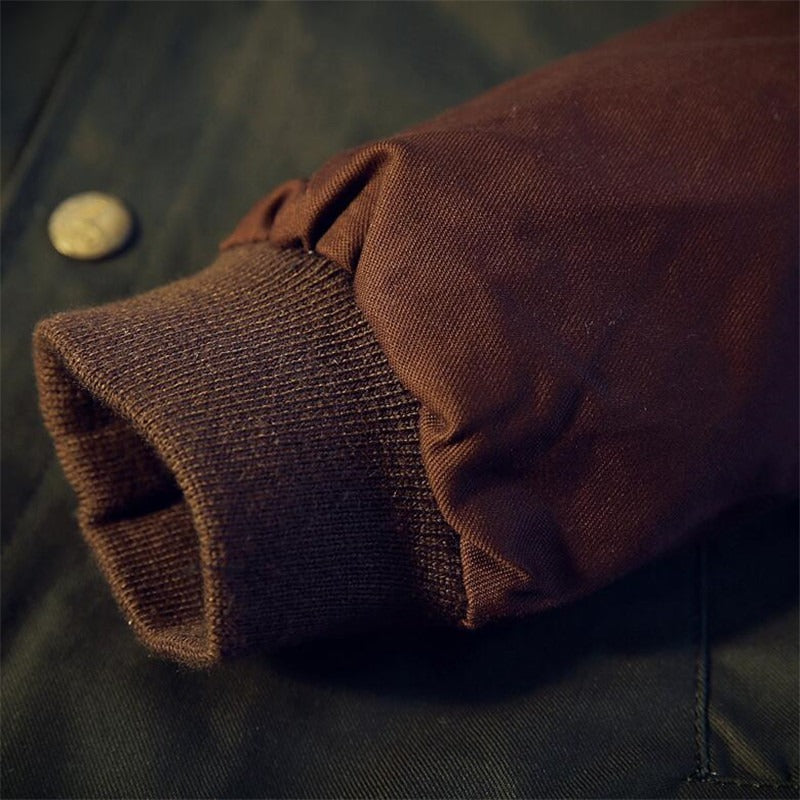 Chaqueta de hombre con diseño bicolor casual - Nael