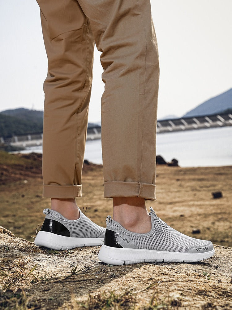 Zapatillas hombre transpirables suela deportiva - Iker