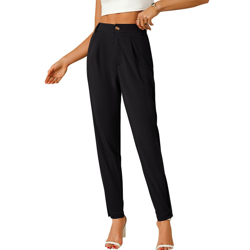 Pantalón pinzas mujer - Elora