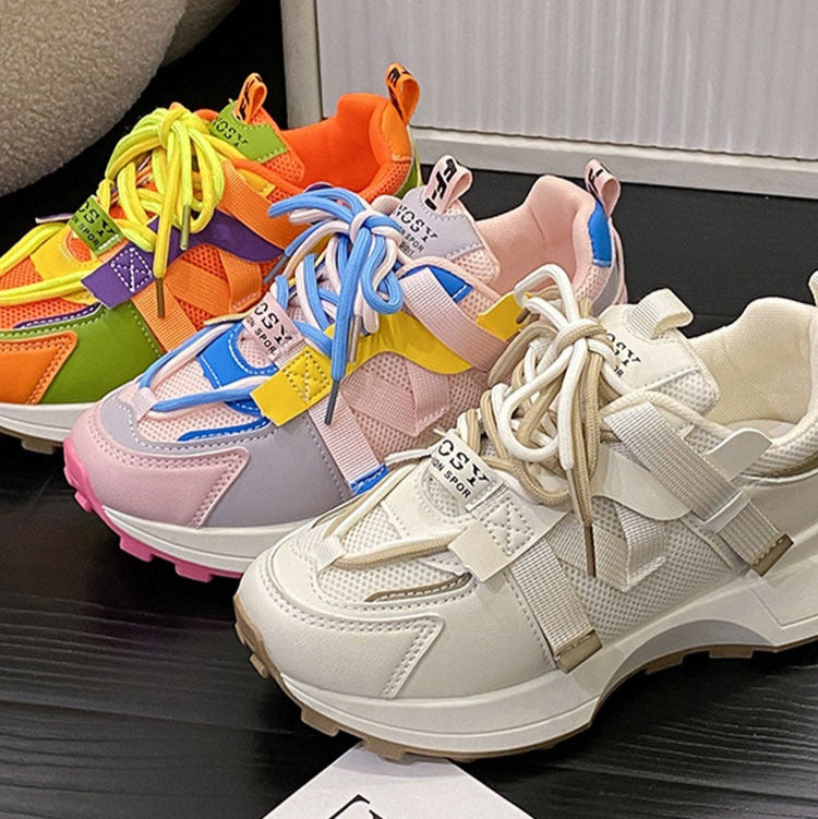 Zapatillas deportivas para mujer con malla transpirable estilo urbano - Noelia