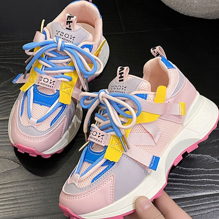 Zapatillas deportivas para mujer con malla transpirable estilo urbano - Noelia