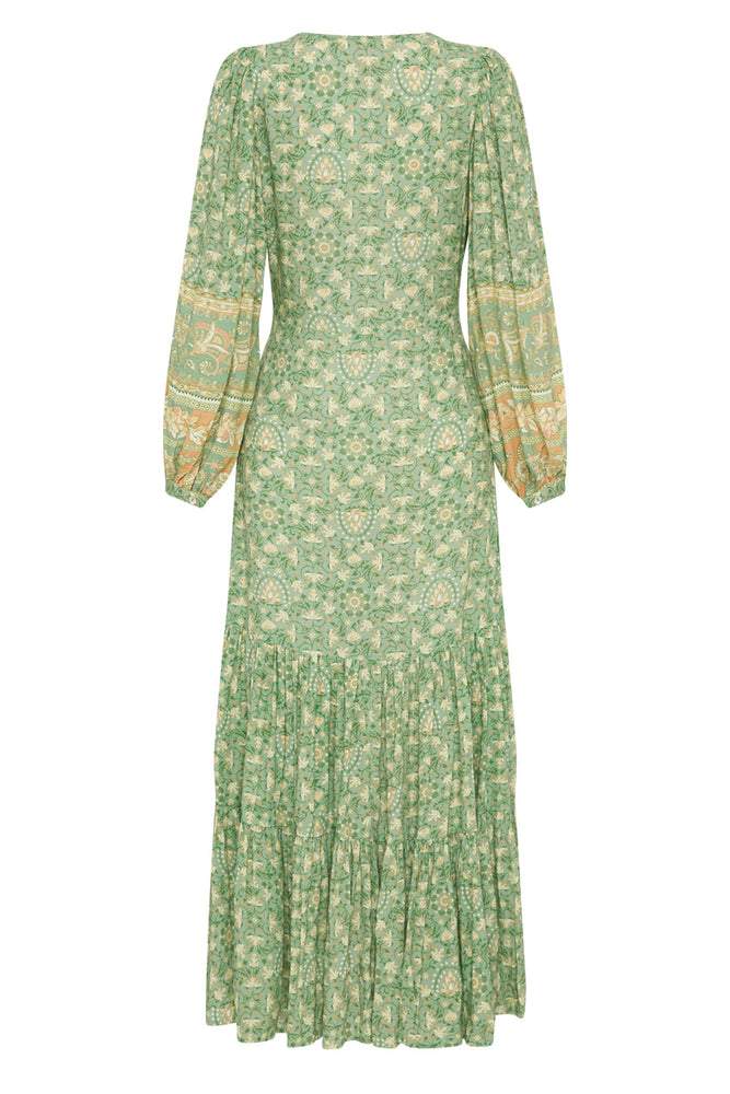 Elvira Splice - Maxi vestido estampado con botones