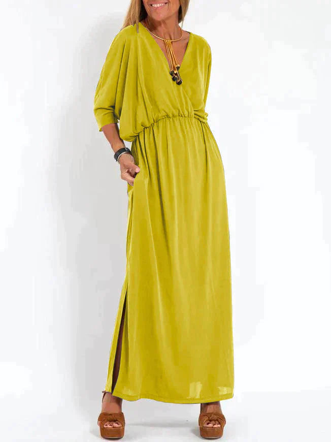 Janina - Vestido casual con abertura