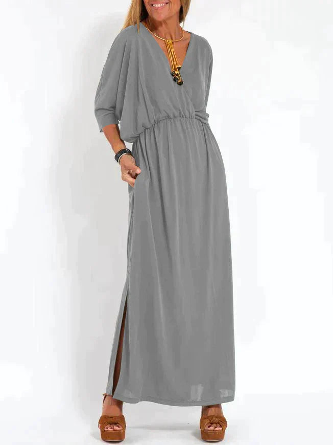 Janina - Vestido casual con abertura