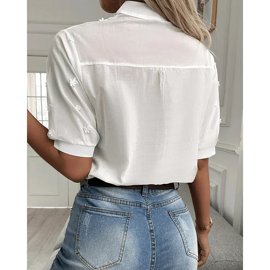 Blusa de encaje Elena señora - Sofisticada y romántica