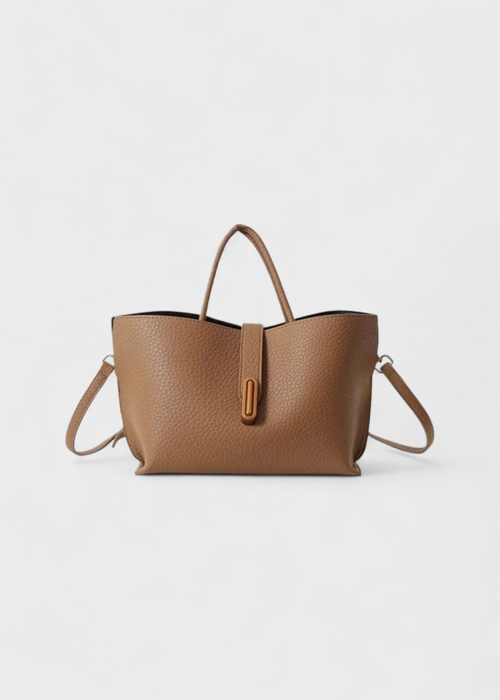 Bolso mujer tipo tote cuero sintético texturizado diseño elegante - Noiré