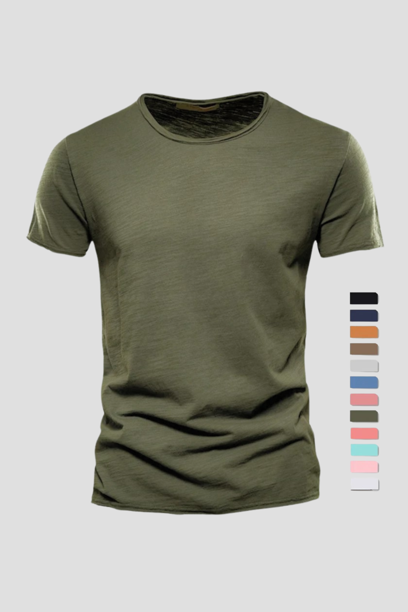Camiseta casual de hombre - Cómoda y desenfadada