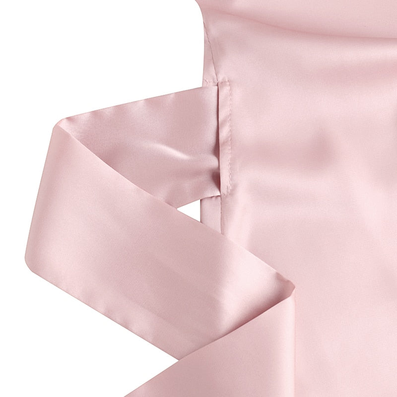 Belka - Elegante blusa atada con cuello en V
