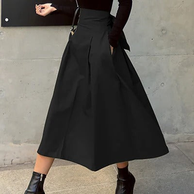 Falda globo de línea A para mujer con un diseño voluminoso y femenino perfecto para un look moderno y actual