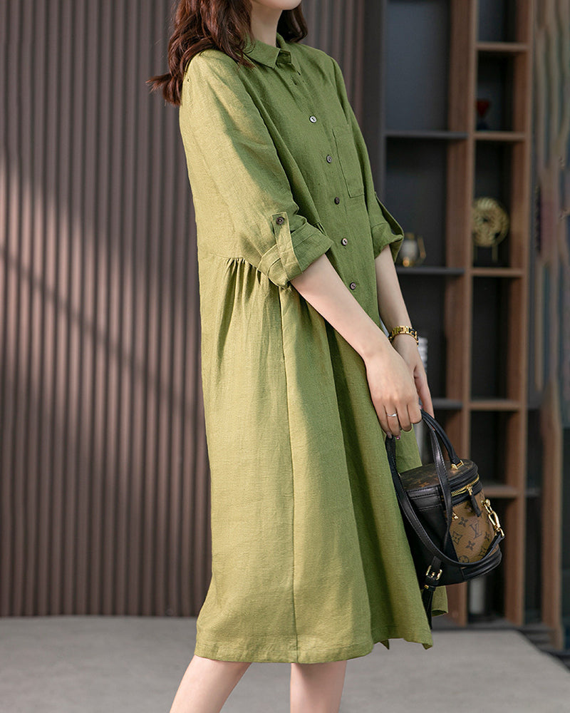 AMELY - Vestido Camisero
