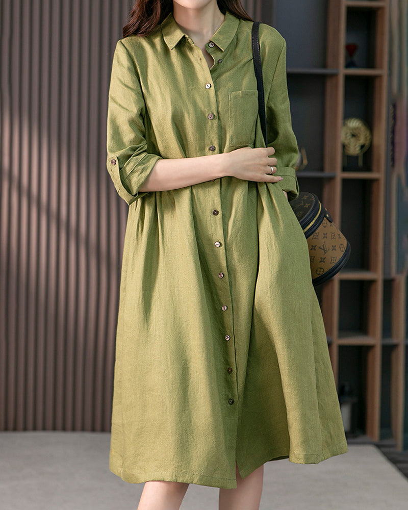 AMELY - Vestido Camisero