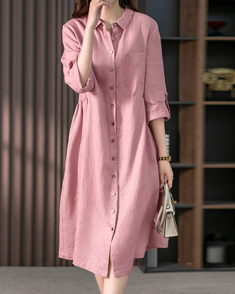 AMELY - Vestido Camisero
