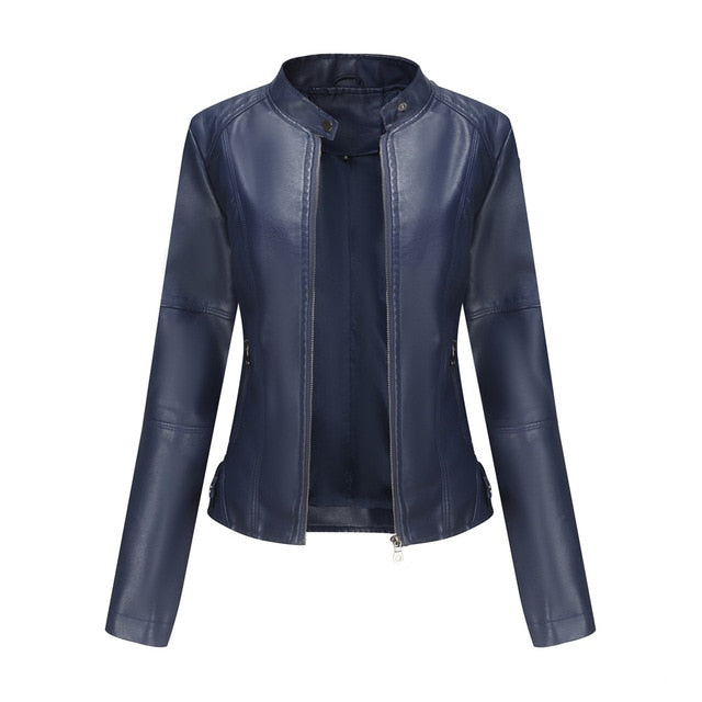 Gemma - Chaqueta Épica de Cuero para Dama