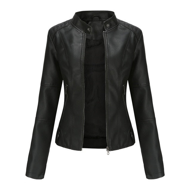 Gemma - Chaqueta Épica de Cuero para Dama