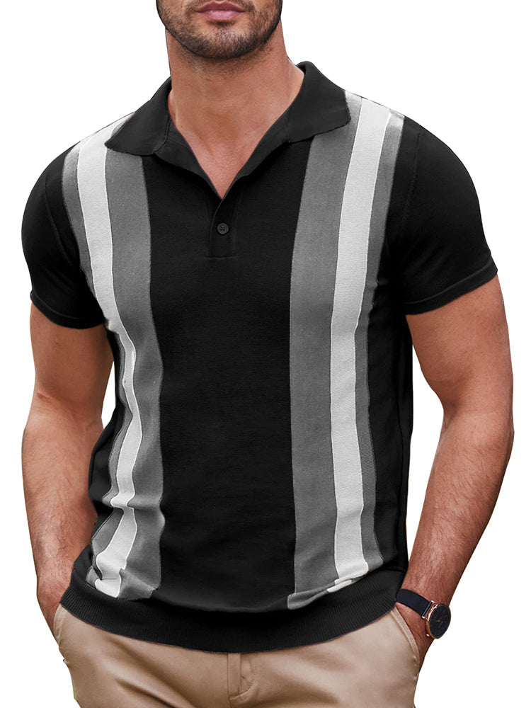 Alessando - Polo de Punto de Manga Corta vintage