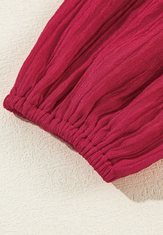 Danissa - Vestido de manga larga con volantes y muescas