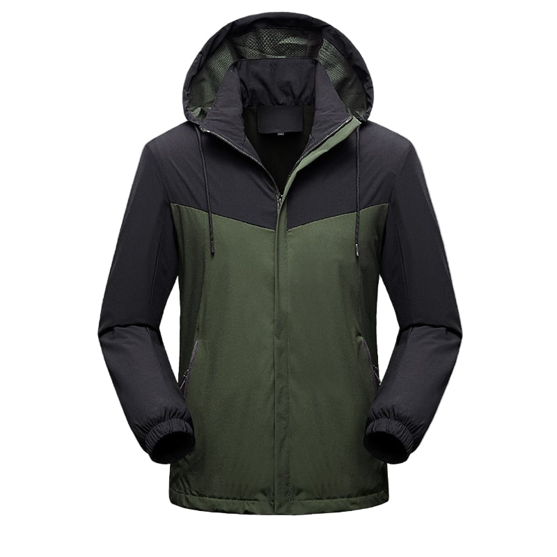 Chaqueta deportiva para hombre impermeable con capucha ajustable - Damian