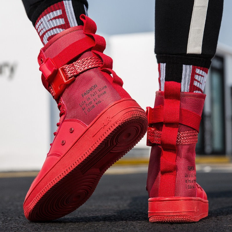 Botas altas hombre lona reforzada estilo urbano - Esteban