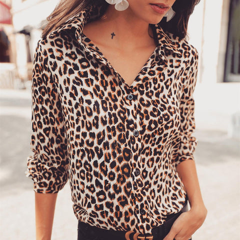 LEONA- Blusa de leopardo