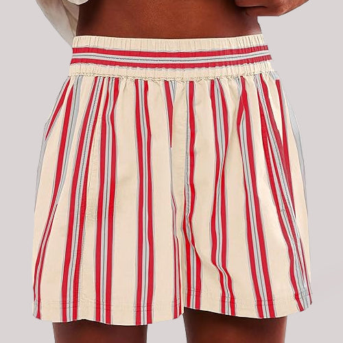 Jazmin - Pantalones cortos de verano a rayas