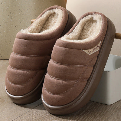 Unisex zapatillas de invierno de felpa antideslizante caliente - Nadir