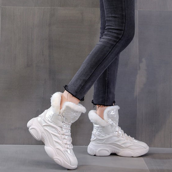 Botas deportivas de moda para mujer con forro calido - Arlet