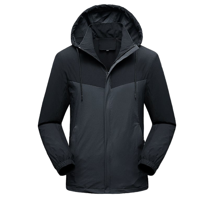 Chaqueta deportiva para hombre impermeable con capucha ajustable - Damian
