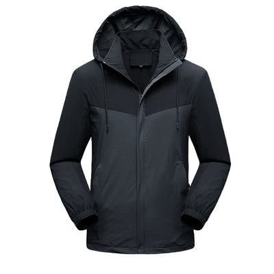 Chaqueta deportiva para hombre impermeable con capucha ajustable - Damian