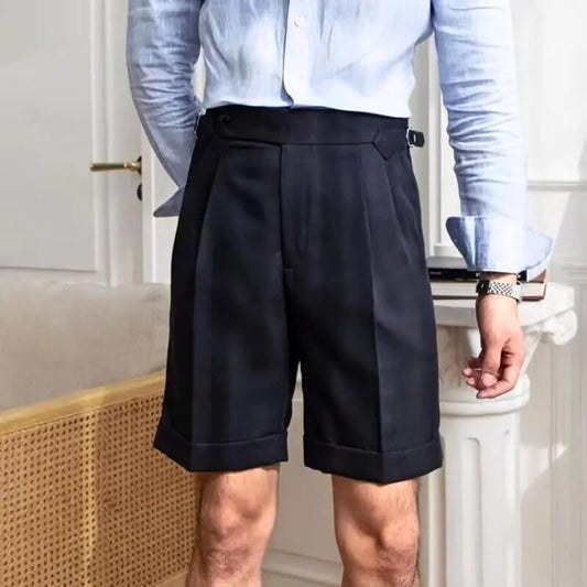 Pantalones cortos para hombre, modernos y desenfadados, hasta la rodilla