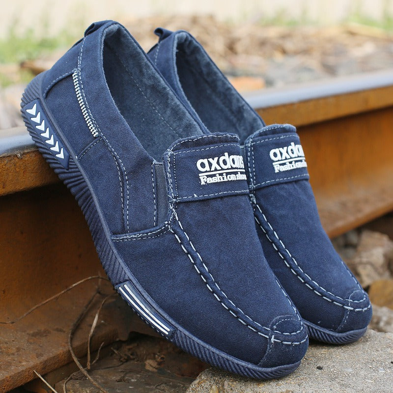 Mocasines hombre lona transpirable estilo casual - Mateo