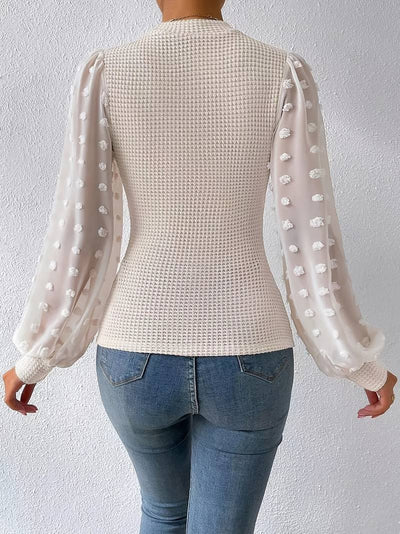 Mila crochet blouse ladies - Elegante y sofisticada