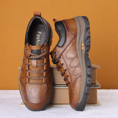 Botas de cuero para hombre con interior calido y suela resistente - Ian