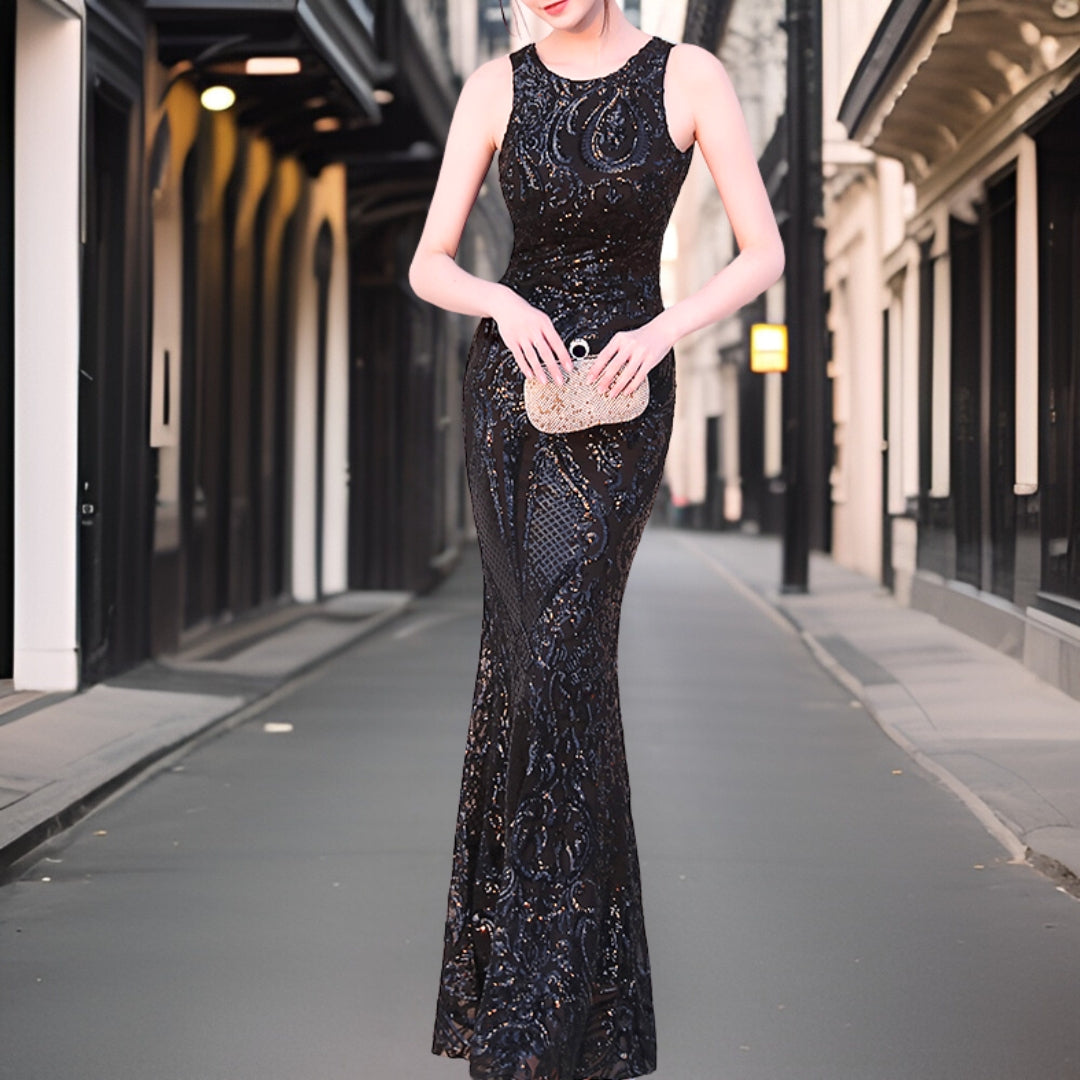 Adribel - Elegante vestido de noche brillante