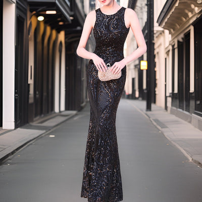 Adribel - Elegante vestido de noche brillante