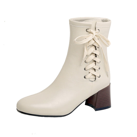 Botines vintage con cordones - Nova