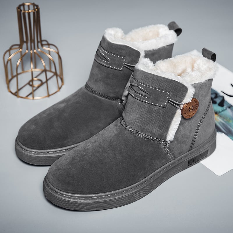 Botines de invierno para hombre en ante con forro calido - Danny