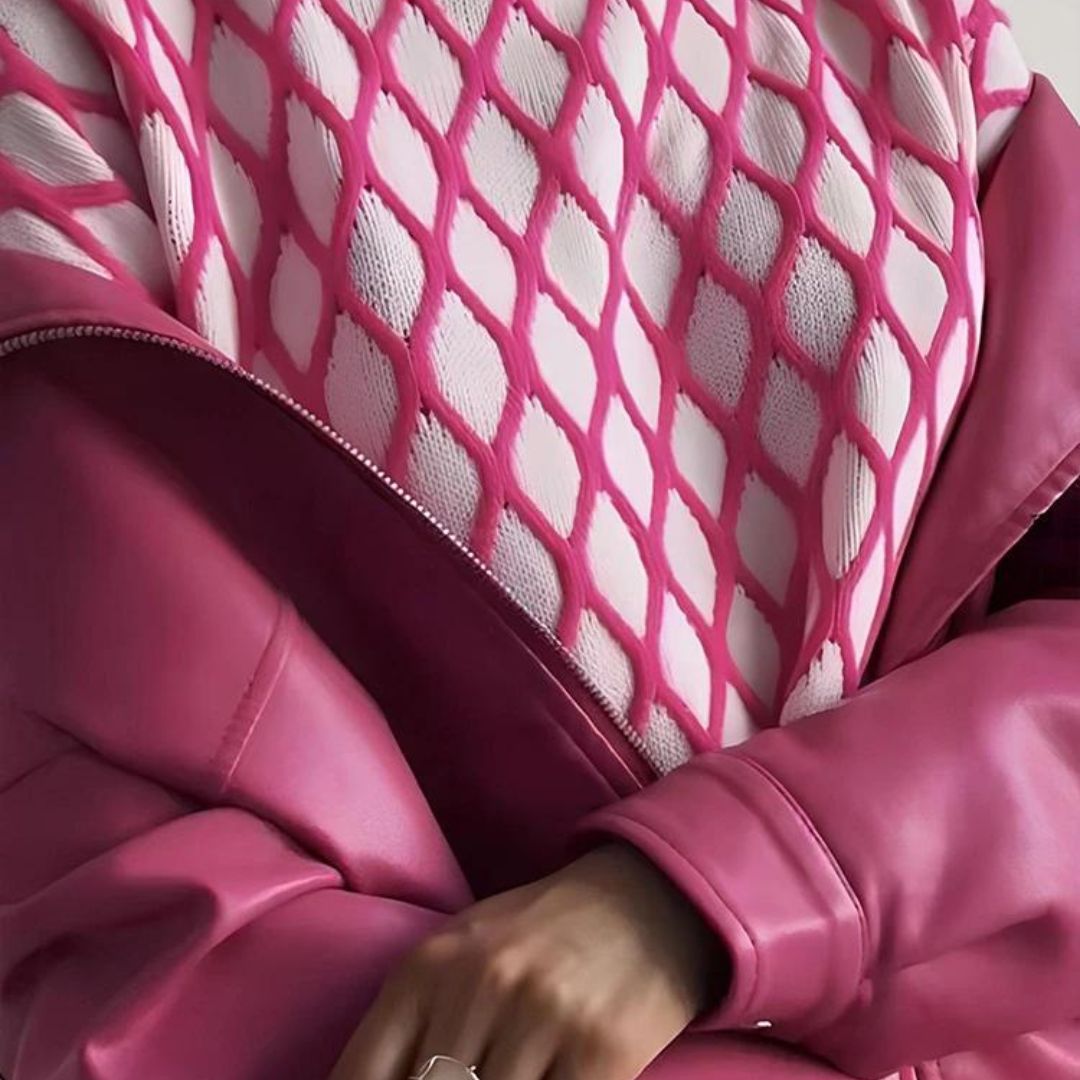 Amely - Jersey estampado con mangas globo