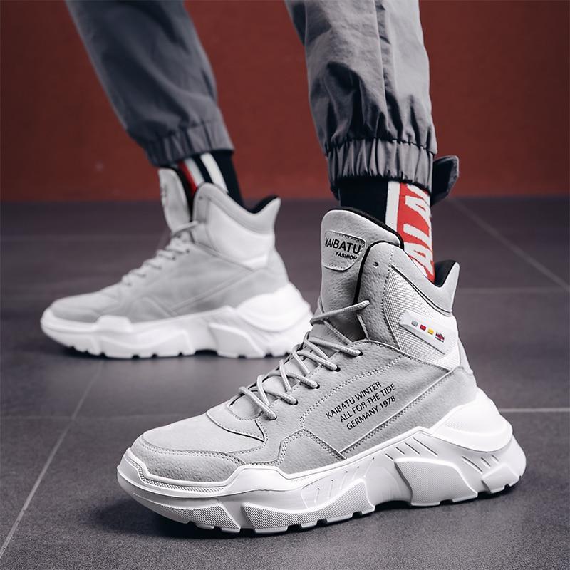 Botas altas de suela gruesa para hombre - Niels