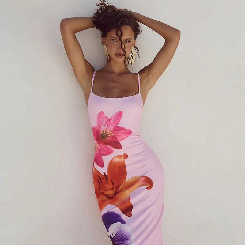 Grace - Vestido floral de tirantes para mujer