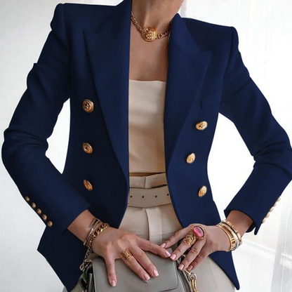 Vanessa - Elegante blazer de algodón de lujo para mujer