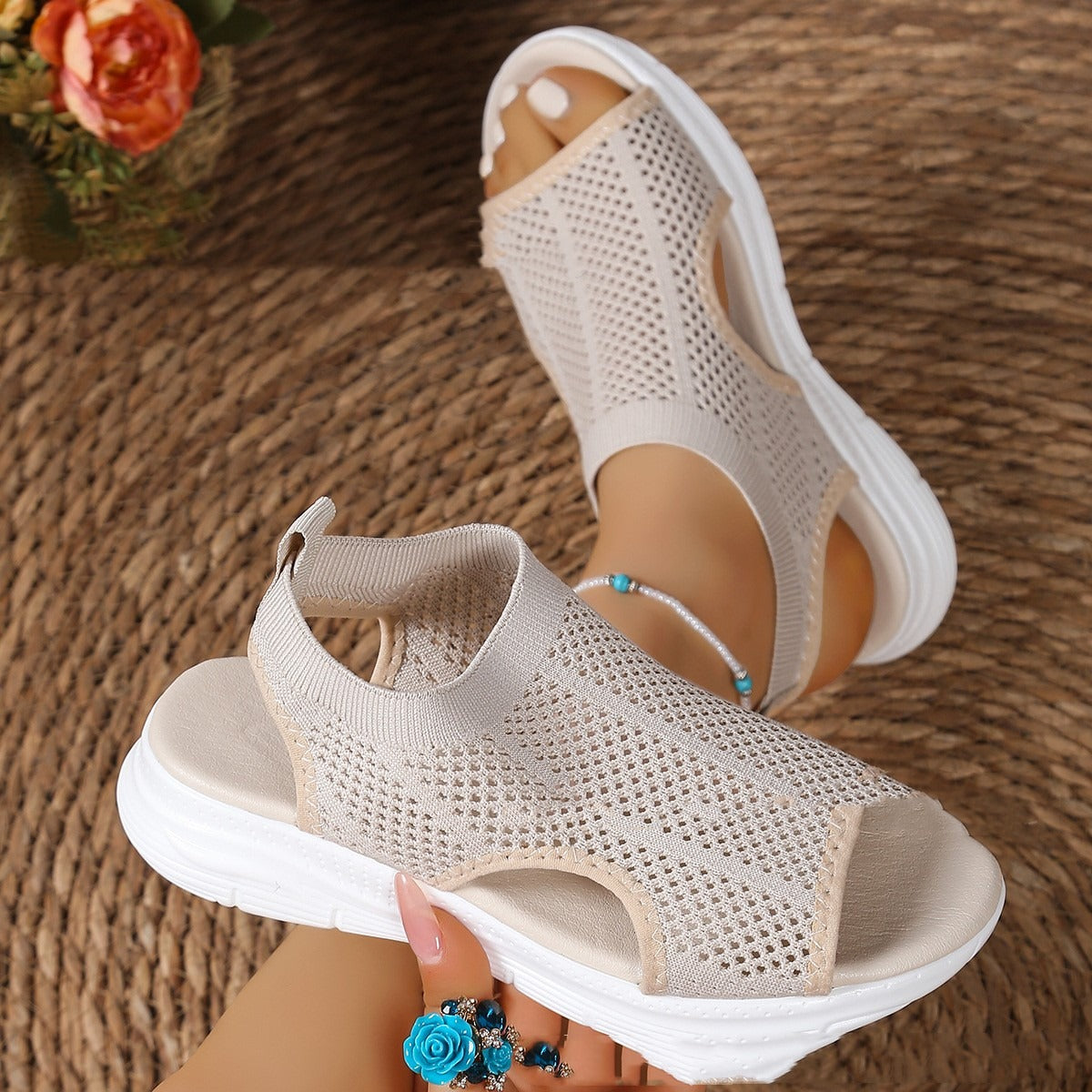 Sandalias deportivas para mujer con tejido transpirable estilo casual - Natalia