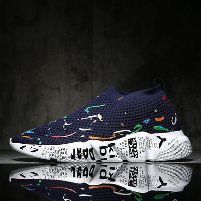 Zapatillas deportivas hombre tejido transpirable estilo urbano - Adrián