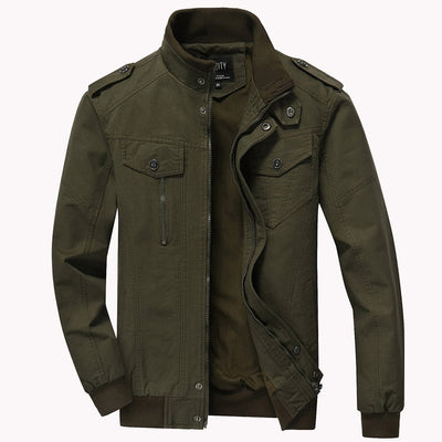 Chaqueta de hombre de algodón militar informal - Arvid