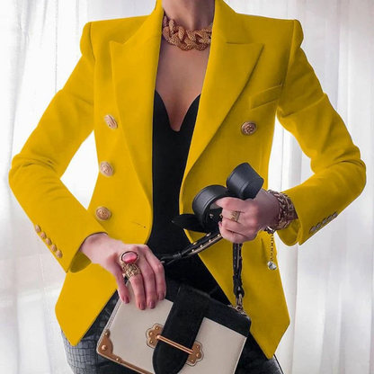 Vanessa - Elegante blazer de algodón de lujo para mujer